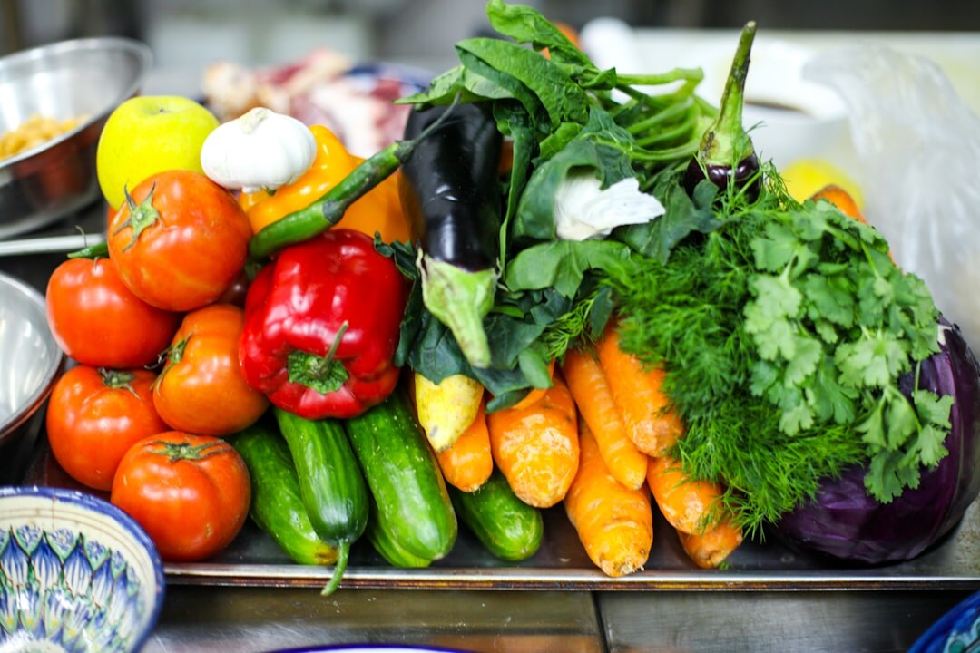 fresh vegetables and fruits